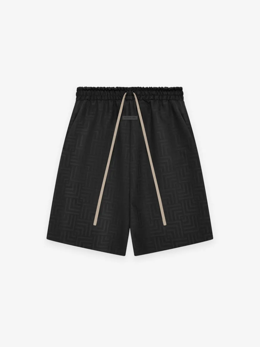 Wool Jacquard Relaxed Short