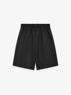 Wool Jacquard Relaxed Short