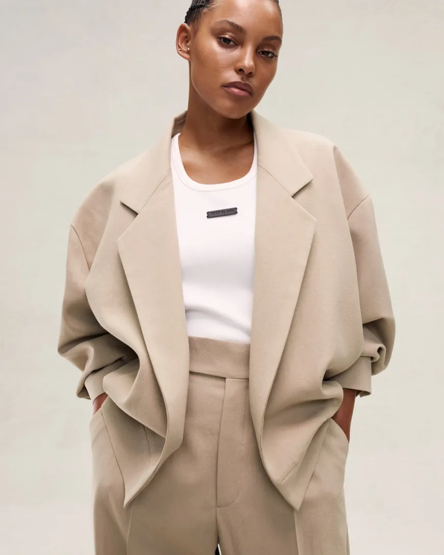 Wool Notch Lapel Jacket