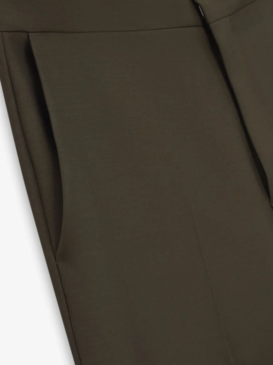 Wool Silk 8th Trouser